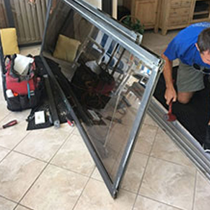 sliding glass door frame repair Kerman